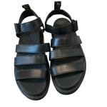 Dr. Martens  Doc Blaire black platform gladiator sandals black leather size 9 EUC Photo 12