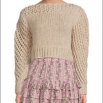 Love Shack Fancy  Alpaca wool blend cropped sweater NEW Photo 4