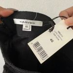 NWT CARVEN Jupe Crepon 999 noir Size US 10 Black Photo 3