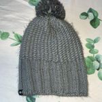 The North Face Grey Knit Pom Beanie – Cozy & Stylish Winter Hat Photo 0