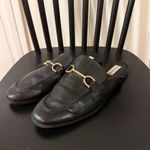 Steve Madden Kordyn black leather loafer mules size 11 Photo 7