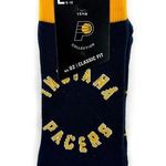 Nba Indiana Pacers Basketball Crew Socks Mens Womens  Navy Blue Yellow Fan Gift Photo 0