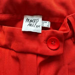Princess Polly Women's  Work Trousers Vibrant Red Orange Wide-Leg Pants Size 4 Photo 2