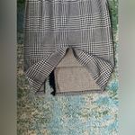 Nina Leonard Lennie for  houndstooth fringe knit midi skirt, size medium Photo 7