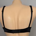 Vintage New Montgomery Ward Velvet Bra Size 34A Black Padded Push Up Underwire Photo 4