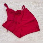 House Of CB NWOT  'Valencia' Red Rose Corset Midi Dress sz XS Photo 4