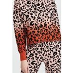 525 America Leopard Dip Dye Ombre Sweater in Papaya Multi Neon sz Small Photo 1