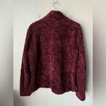 Pendleton  full zip cozy jacket XL maroon Photo 10