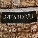 Dress to Kill Asymmetrical Shimmer Art to Wear Textured Lace Tunic Top One Size Purple Size undefined Photo 5