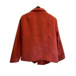Chico's Women's Burnt Orange Open Front Jacket Size 1 Long Sleeve Casual Photo 5