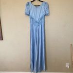 House Of CB  L D-DD ‎ 'Rafaela' Soft Blue & Pure Silk Lace Maxi Dress NWOT $285 Photo 3
