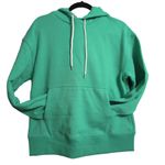 Everlane The Track Organic Cotton Popover Hoodie Green Hooded Sweatshirt XS New Photo 4