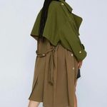 Nasty Gal Two Tone Belted Oversized Trench Wrap Coat US size 8 Photo 2