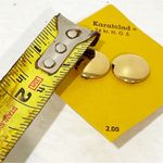 Vintage Karatclad 24k Gold Filled Earrings NEW Photo 1