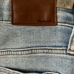 Madewell  Blue Skinny Jeans with Distressed Details Photo 3