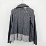 Free People Seaside Funnel Charcoal Grey Cowl Neck Long Sleeve Top Women Medium Photo 5