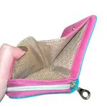Relic  by Fossil Turquoise and Pink Bi-color Faux Leather Wallet Photo 3