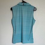 Puma  Turquoise Sleeveless Collared Top Size Medium Photo 3