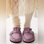 Free People 🆕  | SHEARLING AFTER RIDING MULES | LAVENDER | SIZE: EU 39 (US 8.5) Photo 1