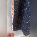 Pact  Organic Cotton Racerback Tank Maxi Dress Blue Confetti Abstract Print Lrg Photo 3