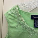 FINAL MARKDOWN Denim & company lace trim tank top (S) Photo 1