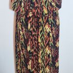 New Look  Multicolor Boho Strapless Maxi Dress Size 2X Strapless Boho Dress Photo 4