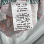 Michael Lauren  Cuba T Shirt Dress Bright Triangle Print Size Medium New Photo 3