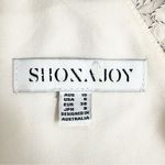 Shona joy  Lace High Neck Midi Dress Beige Nude Size 6 Lined Scalloped Hem Bridal Photo 12