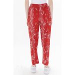Urban Outfitters  Pants Women XS Red‎ Floral Marguerite Linen Blend Colorful Photo 1