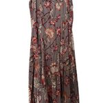 Angie  Floral Spaghetti Strap Sundress Size Small Beachy Hankerchief Hem Photo 2