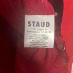 STAUD NWT Mini Ilana Dress Poinsettia Sequins Size XS Photo 9