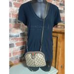 Gucci  GG Supreme Monogram Sherry Line Shoulder bag Crossbody in Beige and Brown Photo 1