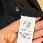 Madewell black Button-Up linen like Blouse Small Photo 2