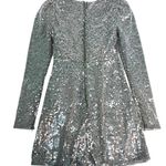 Revolve x House of Harlow 1960 Silver Sequin Mini Dress Size S Photo 1