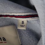 Aritzia TNA Color Block Pullover Hoodie Sweatshirt Blue Grey White Pocket Small Photo 5