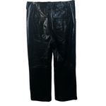 Free People Star-Crossed Lovers Vegan Straight-Leg Pants in Black Size 10 Boho Photo 5