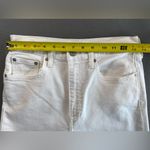Aritzia  Denim Forum Twiggy‎ White Jeans High Rise Flare Size 27L Photo 5
