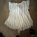 Blue Blush Stripe romper Photo 2