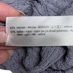 ZARA  Cable-knit Rhinestone Jewel Buttons Cardigan Lavender Size Medium Photo 14