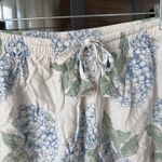Piyama Maggie Pajamas Hydrangea Blue print button down shorts bottoms floral Size M Photo 4