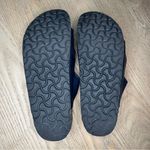 Birkenstock  Florida Soft Footbed Samdal Blue Birko-Flor 3 Strap Slide Women’s 8 Photo 5