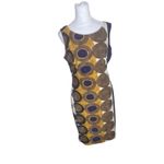 Joseph Ribkoff  Y2K Mod Abstract Sheath  Dress Sz 10 Office Professional wear Photo 6