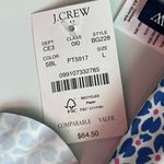 J. Crew Factory • NWT Printed Ruffle Shoulder V Photo 4