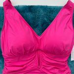 Bleu Rod Beattie Bleu by Rod Beattie Plus Ruched One-Piece Swimsuit Size 16W Photo 2