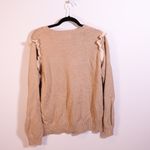 Summersalt The Year Round Crewneck Cotton Wool Knit Ruffle Sweater Moonlight 1X Photo 3