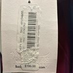 Badgley Mischka  Belle high neck colorful knee length ruffled bow dress Photo 7