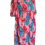 Go Softly Dress Medium Patio Lounge Floral Muu Muu Hippie Beach Travel Bohemian Photo 1