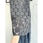 Akris Punto NWT Sleeveless Polkadot Straight Leg Jumpsuit Black Women's Size 6 Photo 5