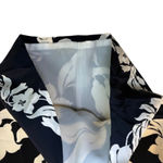 Linda Allard Ellen Tracy Floral Sheath Dress Cap Sleeve 100% Silk Classic Sz 12 Black Photo 3