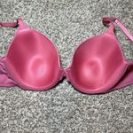 Victoria's Secret Victoria’s Secret‎ T Shirt Lightly Lined Full Coverage Maroon Pink Lace Bra 34D Photo 3